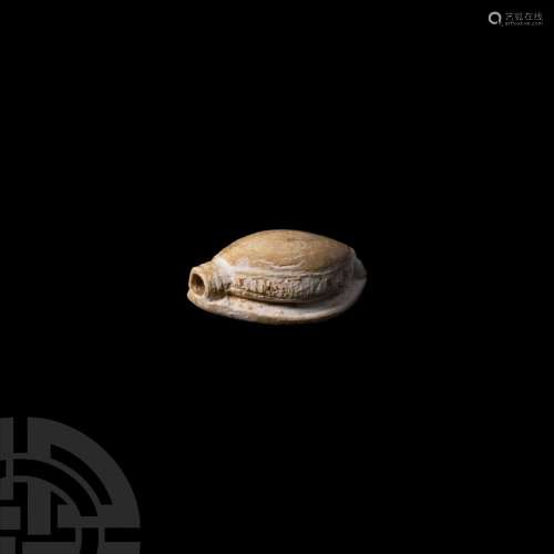 Egyptian Cowrie Shell Scarab of Tuthmosis III