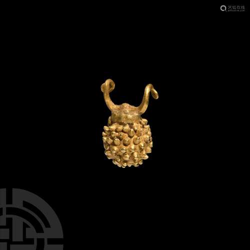 Archaic Greek Gold Amulet in the Form of an Insect