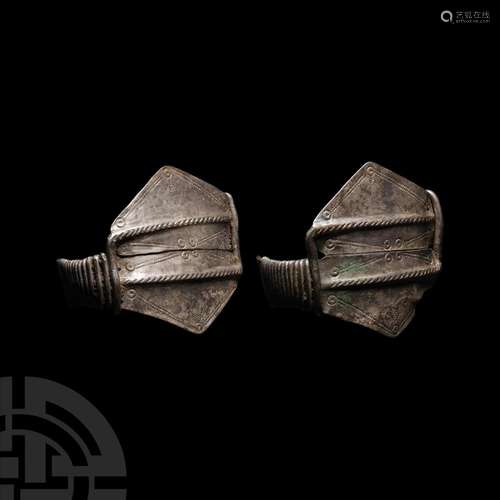 Graeco-Roman Silver Bracelet Pair