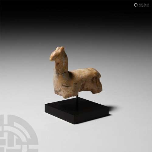 Romano-Parthian Glazed Terracotta Animal