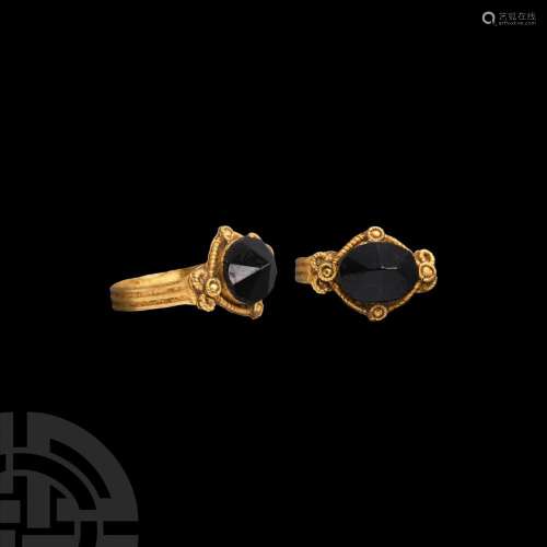 Roman Gold Ring with Gemstone