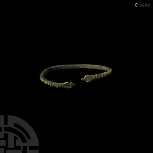 Roman Armilla Snake Bracelet