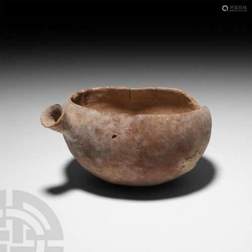 Terracotta Bowl with Spout