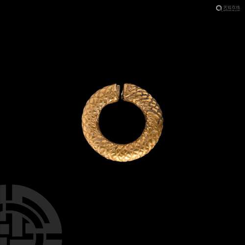 Achaemenid Gold Hair Ring