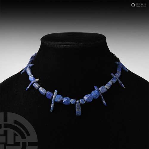 Lapis Lazuli Bead Necklace