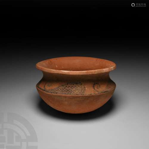Western Asiatic Painted Terracotta Bowl