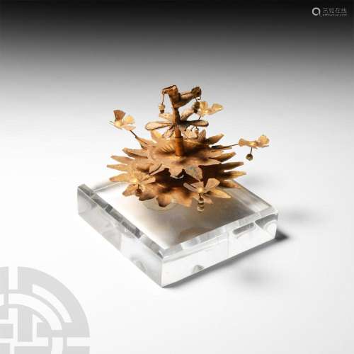 Western Asiatic Gold Tree Ornament