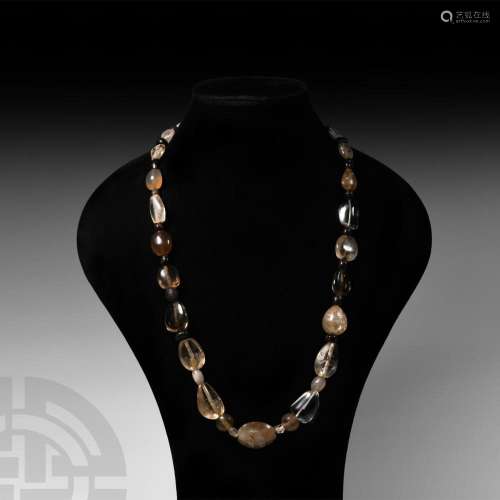 Western Asiatic Rock Crystal Necklace