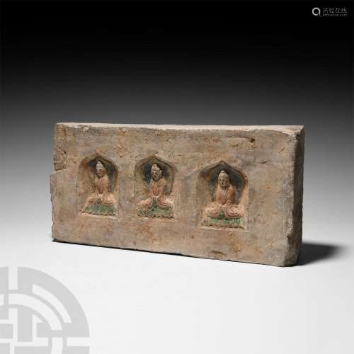 Chinese Wei Buddha Brick