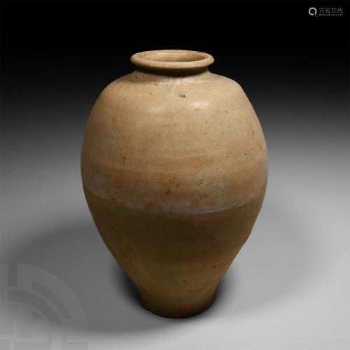 Chinese Tang Whiteware Jar