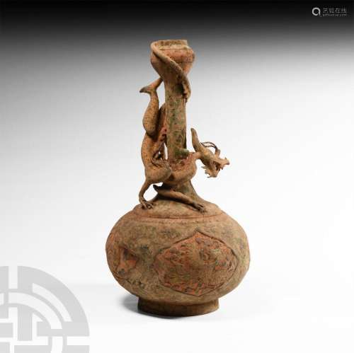 Chinese Style Funerary Vase