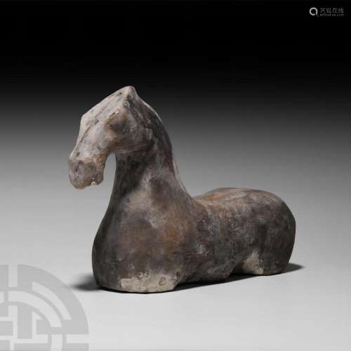 Chinese Han Terracotta Horse Torso