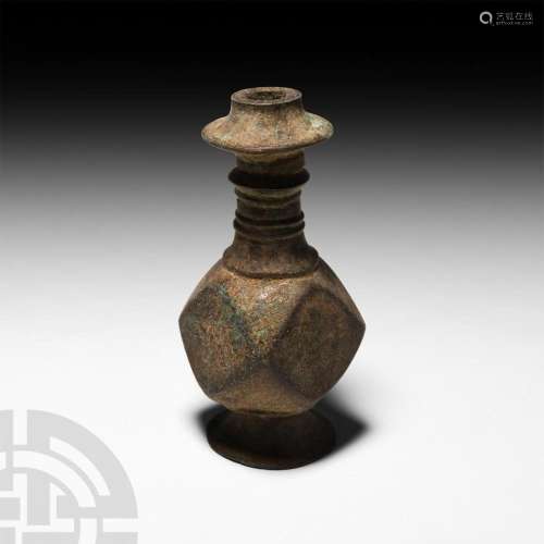 South East Asian Tetradecagonal Vase