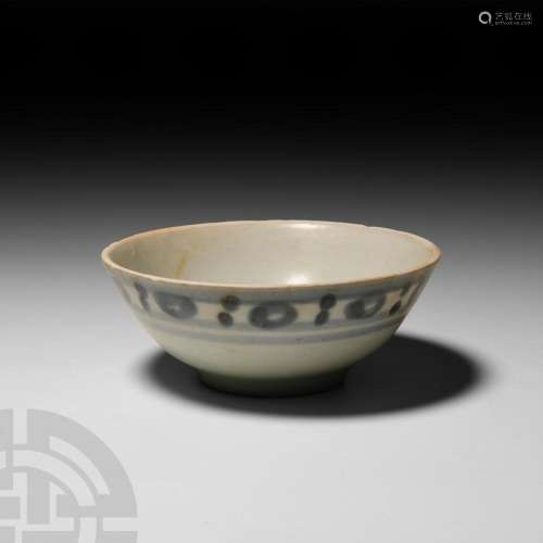 Chinese Tek Sing Decorated Shipwreck Bowl