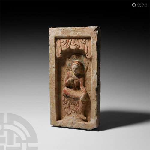 Chinese Wei Buddha Brick