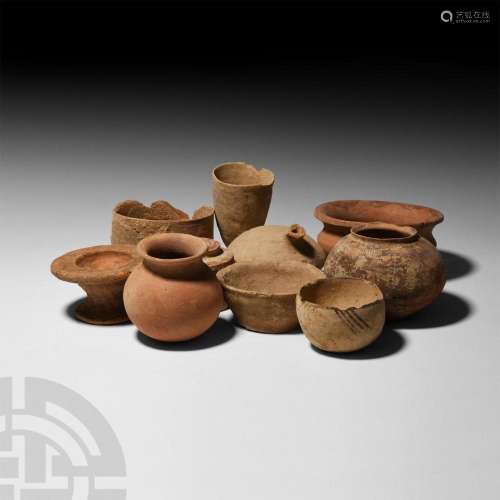 Indus Valley Pottery Vessel Group