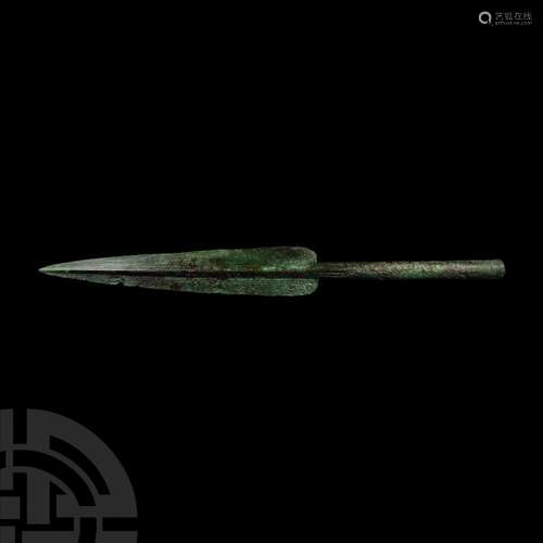 Marlik Decorated Spearhead