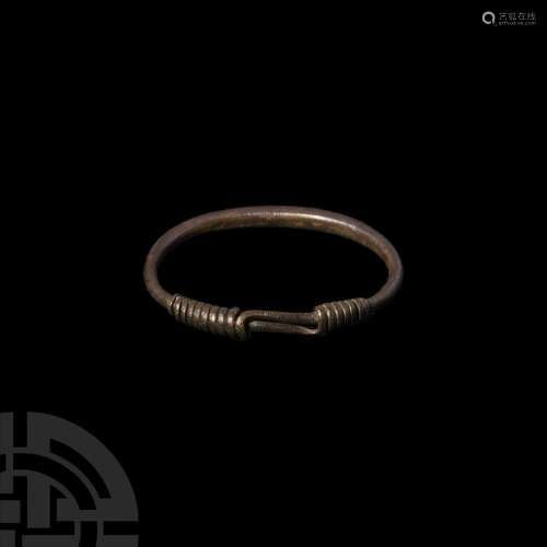 Bronze Age Bracelet with Coiled Terminals