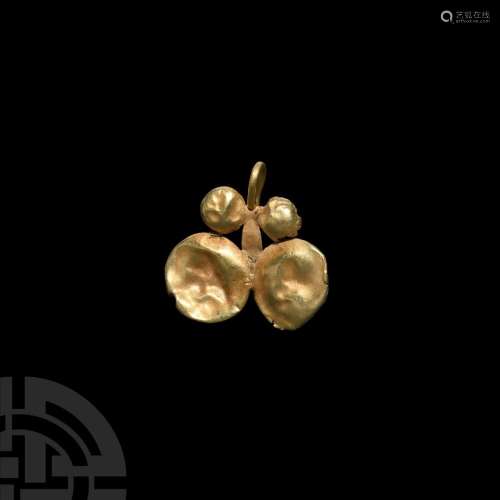 Iron Age Gold Discoid Pendant