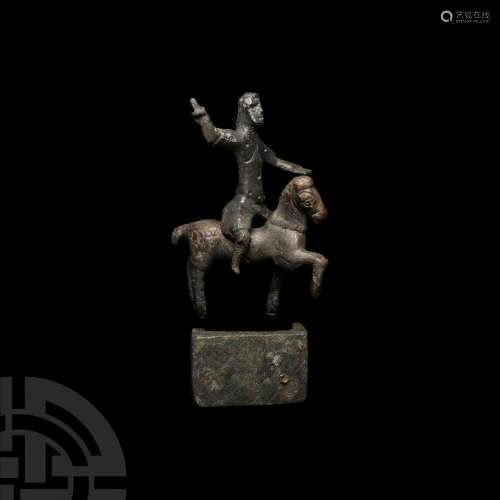 Iron Age Celtic Horse and Rider Statuette