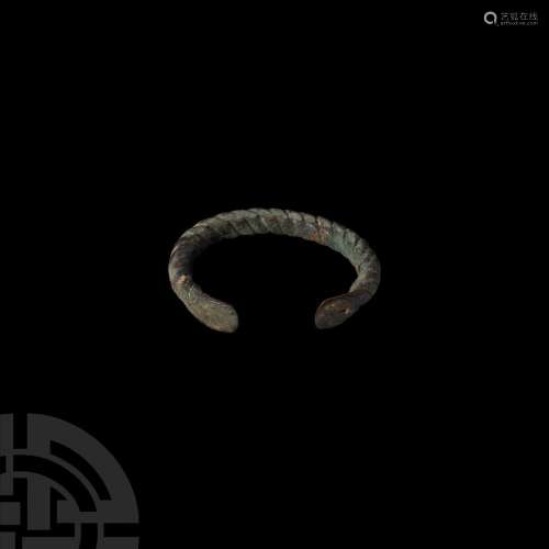 Viking Age Twisted Wire Bracelet