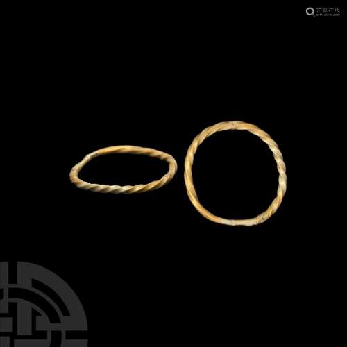 Viking Gold Twisted Ring