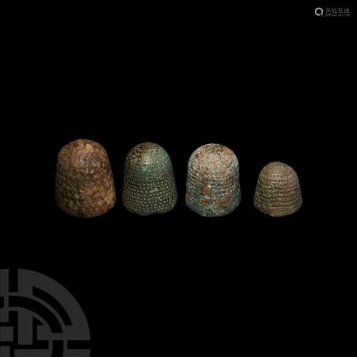 Medieval and Other Beehive Thimble Collection