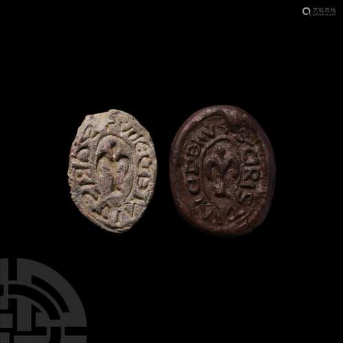 Medieval 'Thames' Vesica-Shaped Seal Matrix