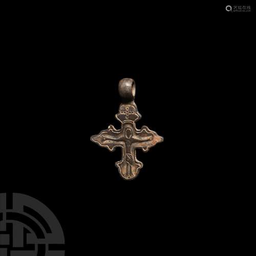 Post Medieval Silver Cross Pendant