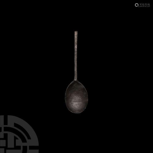 Post Medieval 'Thames' Pewter Spoon with 'P H I&...