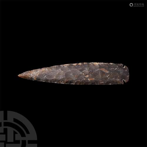 North American Indian Replica Flint Dagger