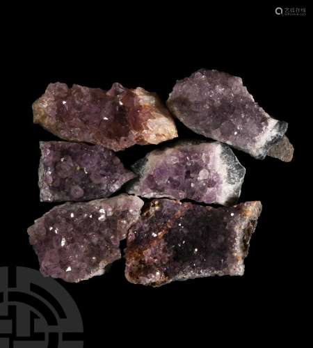 Amethyst Crystal Section Group