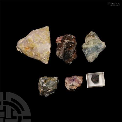 Cornish Mineral Specimen Collection