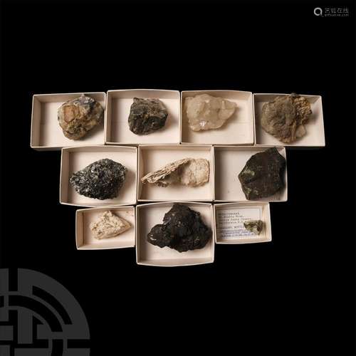 Mixed Historic Mineral Specimen Collection