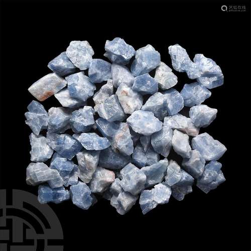 50 Blue Calcite Specimens