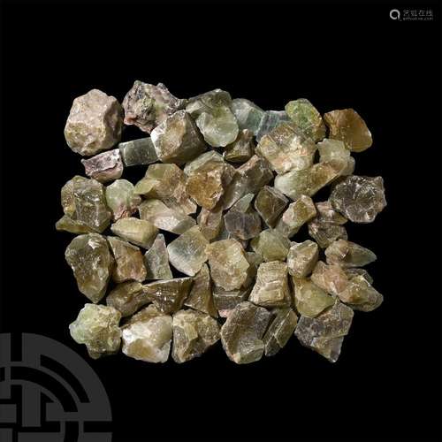 50 Green Calcite Specimens