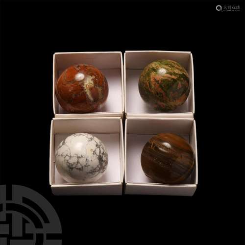 Polished Mineral Sphere Collection