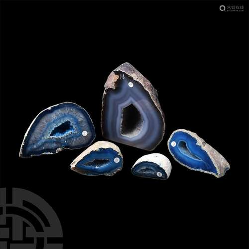 Cut and Polished Agate Half Collection