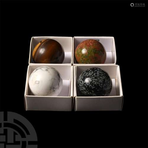 Polished Mineral Sphere Collection