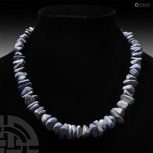 Lapis Lazuli Bead Necklace