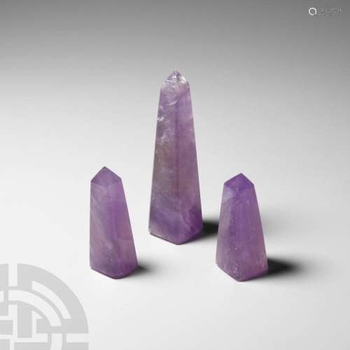 Amethyst Crystal Obelisk Collection