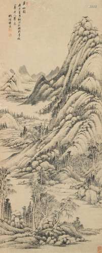 HUANG DING (1660-1730) Summer Mountains after Huang Gongwang...
