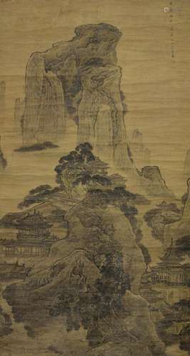 YUAN YAO (C. 1720-1780)  Pavilion in the Mountains