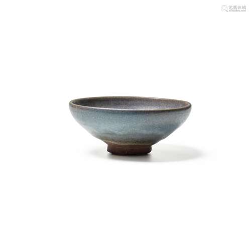 A LARGE BLUE-GLAZED JUN WARE BOWL  Yuan dynasty