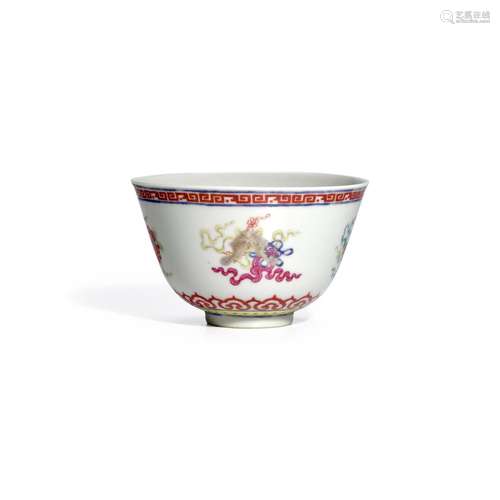 A FAMILLE-ROSE 'BAJIXIANG' PORCELAIN BOWL Jiaqing ma...