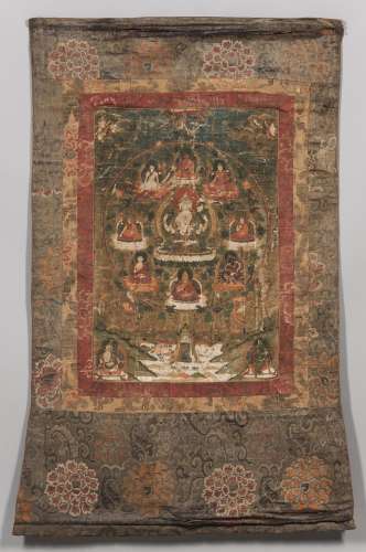 Thangka Depicting Avalokiteshvara
