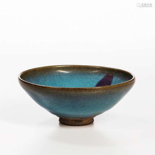 Splashed Purple-glazed Jun Bowl