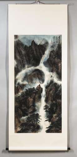 Zeng Xiaojun (b. 1954), Hanging Scroll Landscape