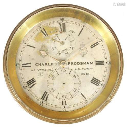 CHARLES FRODSHAM, 84 STRAND, LONDON, No 3218. A 19TH CENTURY...