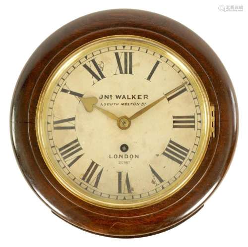 JOHN WALKER, LONDON. AN EARLY 20TH CENTURY 8Ó DIAL FUSEE WAL...